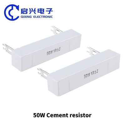 China cement resistor 5W 10W 20W 0.1/0.22/0.33/0.47/0.5/1/2/5/10/1K/10K ohms 5% leads for sale