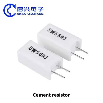 China Cement Resistance 10W 10R Resistance customizable SQP 5W 10W 30W 50W high resistance for sale