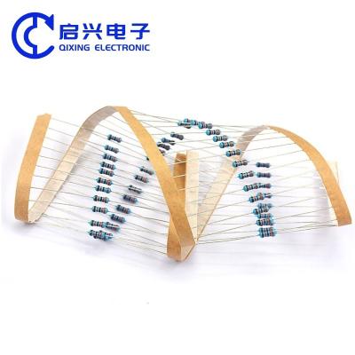 China 1/4w 0.25w 1% 500 ohm Resistor de película de metal Kit de resistor de paquete variado en venta
