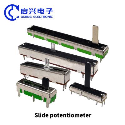 China 75mm Straight Slide Push Pull Potentiometer B10K A10K 20K 50K for sale