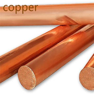 China 8mm Copper Earth Rod , C10300 Copper Welding Rod for sale