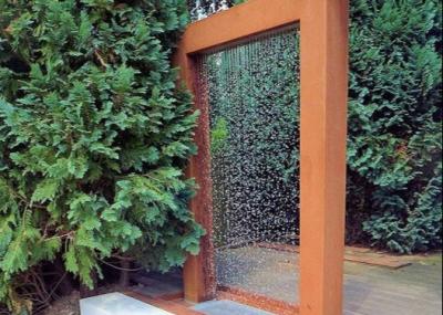 China Das fontes de aço da associação do jardim do GV Corten projeto elegante exterior à venda