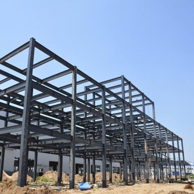 China Light Weight Sgs Purlin Steel Frame Warehouse Construction for sale