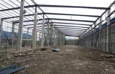 China El marco de acero modificado para requisitos particulares Warehouse Q235b del panel de 50m m prefabricó en venta