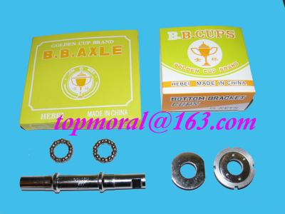 China Golden Cup B.B.Axle and B.B.Cup for sale