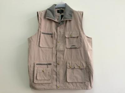 China Mens classic vest，mens waist coat, gilet, vest in peach skin fabric, taupe colour, S-3XL, 049 for sale