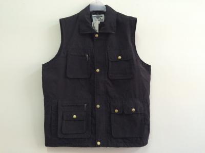China Mens classic vest，mens waist coat, gilet, vest in peach skin fabric, black colour, S-3XL, 049 for sale