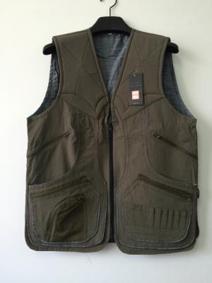 China Hunting vest, taslan fabric, water proof function, S-3XL, olive, green color for sale