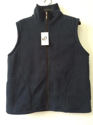 China winter vest,  warm waist coat, navy, S-3XL, polar fleece with sherpa lining for sale