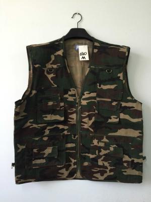 China Mens classic vest, waistcoat, camo vest in T/C 80/20 fabric, 030M camouflage vest, S-3XL for sale