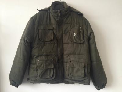 China padded jacket, polar fleece jacket, olive green, S-3XL, padding and polarfleece lining, 023L for sale