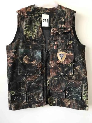 China Mens camo vest 031 in mercerized cotton fabric, jungle camouflage, S-3XL for sale
