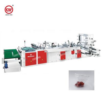 China CE Easy Open Slider Zipper Bag Pouch Making Machine for sale