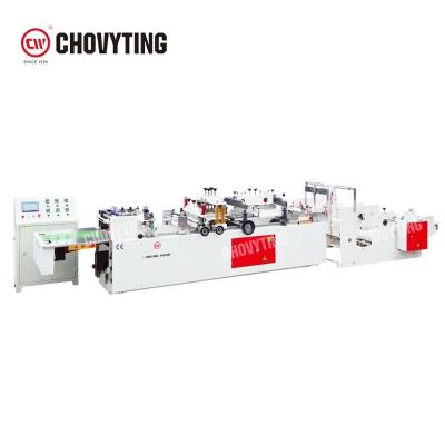 China Central T Fin Sealing Laminating Pouch Making Machine 120pcs/min for sale