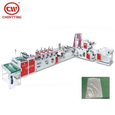 China Rigid Handle Shopping Bag Making Machine 70pcs/min Heavy Duty Double Layer for sale