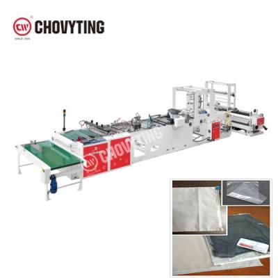 China Fully Automatic LDPE Zipper Bag Making Machine 60PCS/Min , Side Sealing Bag Making Machine for sale