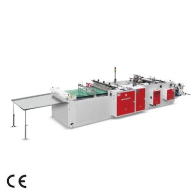 China Resin Packing Bottom Sealing Bag Making Machine 80pcs/min With Flying Knife Cold Cutting Device for sale