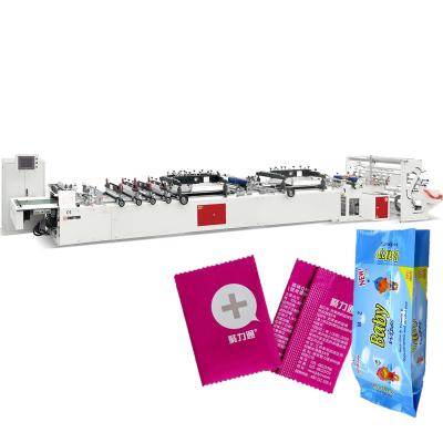 China Ziplock Laminating Pouch Making Machine 380V 4 Side Sealing Food Packaging for sale