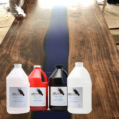 China Table Top Ultraclear Deep Pour Epoxy Odorless Self Leveling for sale