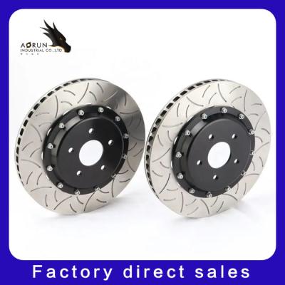 China Good Quality Drilled And Slotted Brake Disc Carbon Ceramic Brake Disk For Passat Front Wheel for sale