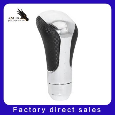 China Car Accessories Universal Leather Car Gear Shift Knob Automatic Gear Shift Knob Steering Wheel Knob for sale