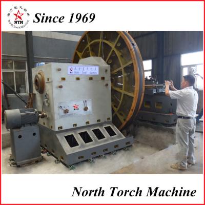 China Facing Horizontal CNC Lathe For Machining 5000 Mm Diameter Flywheel And Flange for sale