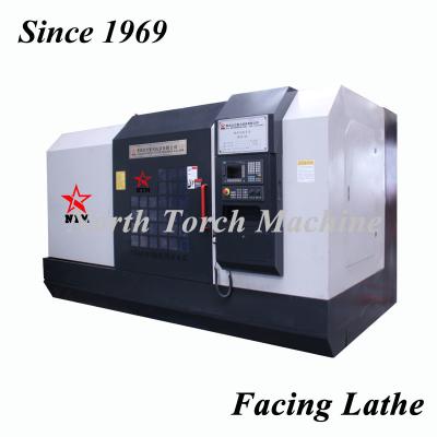 China Stable CNC Vertical Lathe Machine Single Column For Facing In Bearing Low Noise for sale
