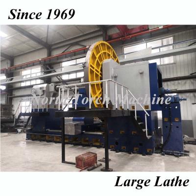 China Metal Vertical Lathe Machine , Industrial Metal Turning Lathe Double Columns for sale