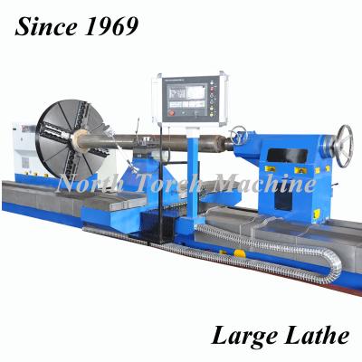 China Industrial Horizontal Lathe Machine With 2 Guide Rails For Turning Crankshaft for sale