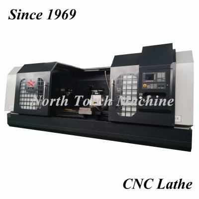 China High Durability Cnc Turning Lathe Machine For Textile Pipe Energy Saving for sale