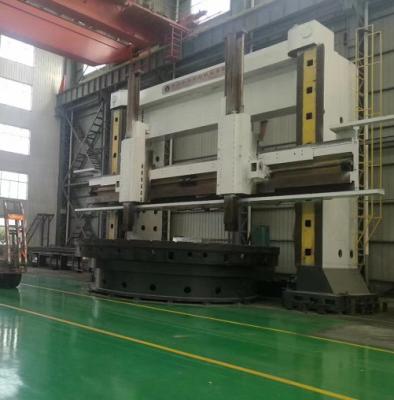China 3000mm/Min CNC Double Columns Vertical Lathe Machine for sale