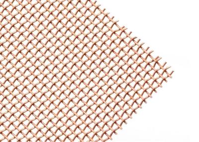 China Alambre de cobre no magnético Mesh Sheets/diámetro de red de cobre de la malla 0.05m m en venta