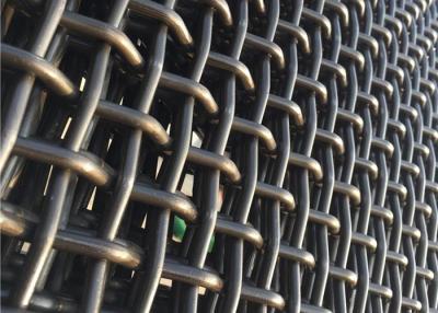 China Galvanized Mild Steel Crimped Woven Wire Mesh 10mm Carbon for sale
