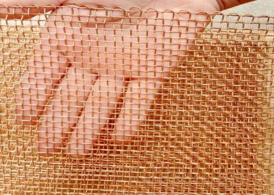 China Copper Wire Netting Mesh 0.711mm 0.610mm Wire Dia. 6 Mesh for sale