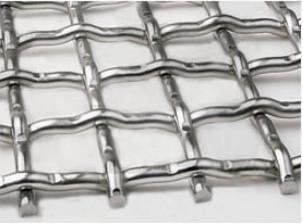 China Galvanized Crimped Woven Wire Mesh Stainless Steel 1-5m Width Acid Resistant for sale