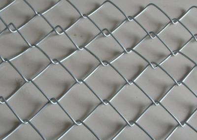 China 30m Woven Chain Link Mesh Fence / Galvanized Diamond Wire Mesh for sale