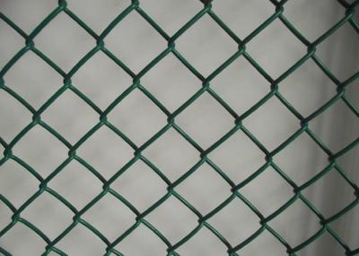 China Black PVC Coated Chain Link Mesh Fence 1mm-7mm Wire Diameter Waterproof for sale