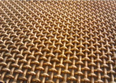 China Crimped Pure Copper Wire Mesh 0.6-1.3m Width Woven Type Length Customized for sale