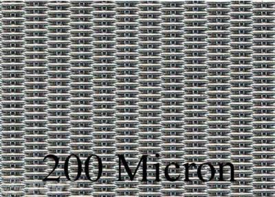 China 12x64 Mesh Stainless Steel Dutch Wire Mesh / 200 Micron Filter Cloth for sale