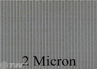 China Plain Dutch Woven Wire Cloth , 325x2300 Mesh SS316 2 Micron Filter Cloth for sale