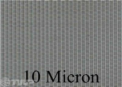 China 165x1400 Mesh 10 Micron Filter Cloth / T316 Dutch Weave Wire Cloth for sale