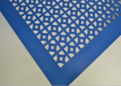 China Hexagonal Perforated Aluminum Sheet , 1m 1.22m Width Perforated Aluminium Mesh for sale