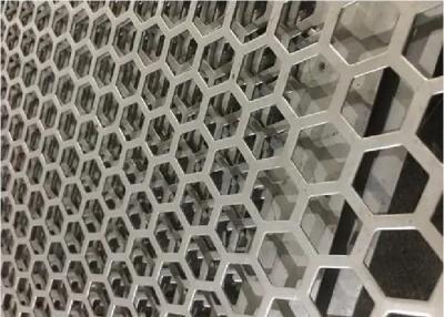 China Hexagonal Perforated Metal Mesh 0.5-8mm Thickness For Architectural Applications for sale