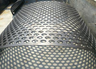 China Carbon Steel Perforated Metal Mesh Round Hole Punched Weave Style for sale