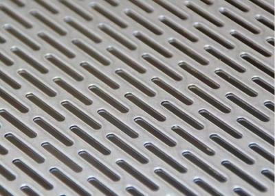 China Slotted Hole Aluminum Perforated Sheet Metal Panels 0.5-8mm Thickness for sale