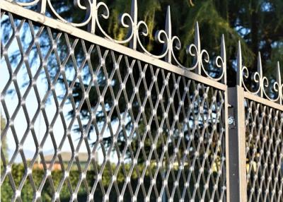 China 0.5m-2.5m Expanded Metal Security Fence , Anti Climb Expanded Metal Fence Panels for sale