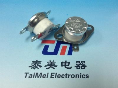China Thermal Switch Normally Open Temperture Switch 125V 80 Degree Thermostat Differential Resettable for sale