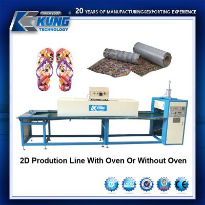 China 2D Film Transfer Printing Machine For Making Sole 2000x450x1545mm en venta