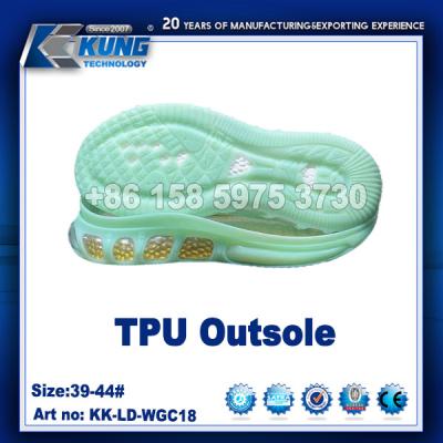 China Nontoxic TPU Rubberized EVA Sole , Waterproof Rubber Traction Outsole for sale