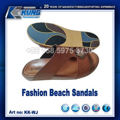 China ODM Multipurpose Leather Men Sandals , Wear Resistant PU Sandals For Men for sale